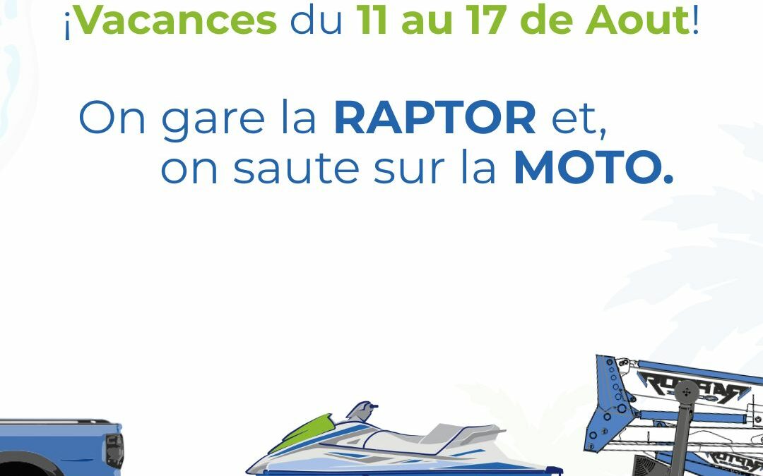 Nous partons en vacances !