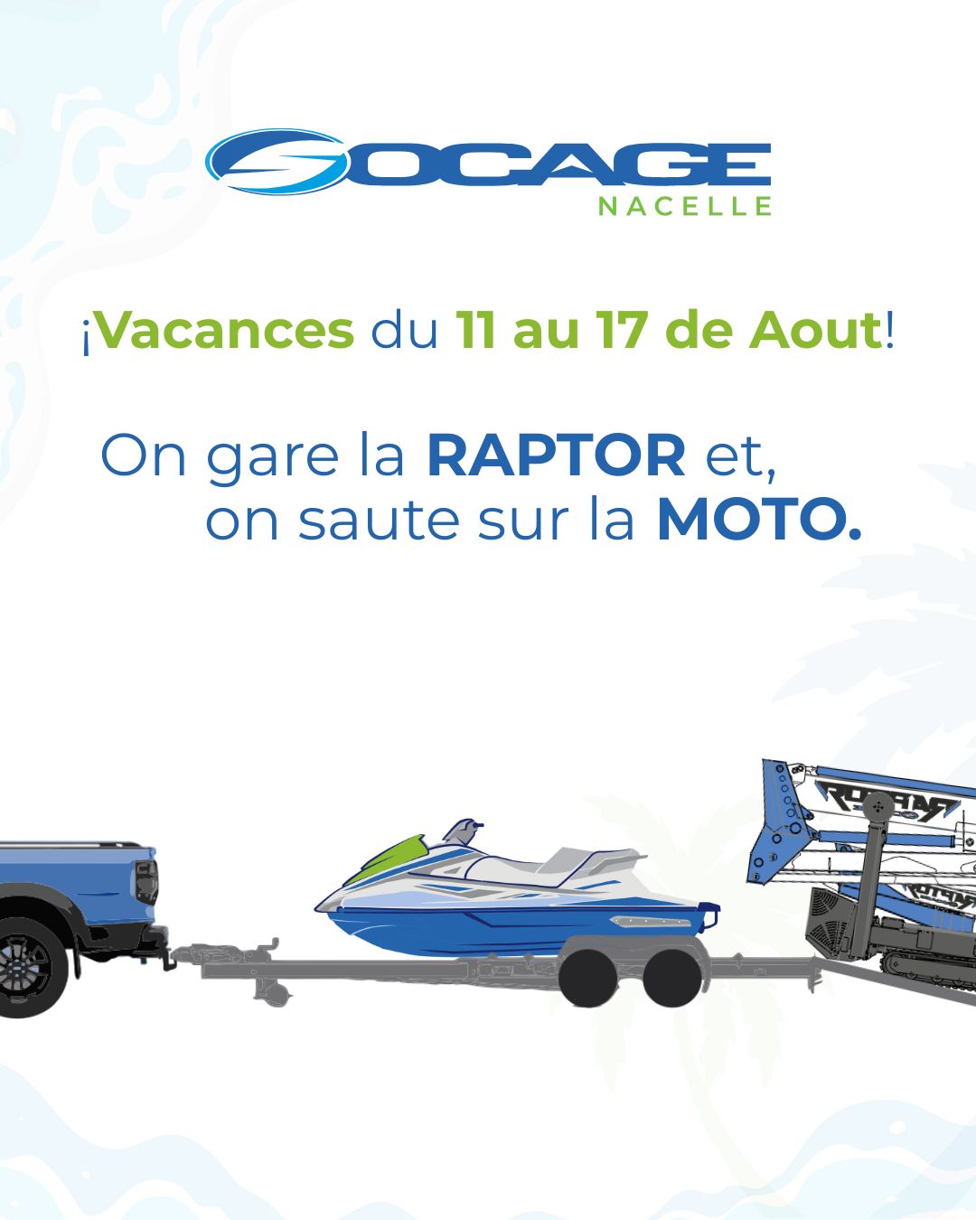 Nous partons en vacances !