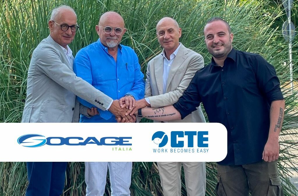 Socage acquiert la majorité du capital social de CTE Spa. et élargit sa gamme de produits